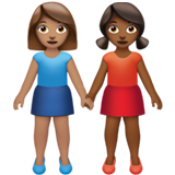Women Holding Hands: Medium Skin Tone, Medium-Dark Skin Tone, the design in this release