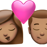 Kiss: Woman, Man, Medium Skin Tone, the design in this release