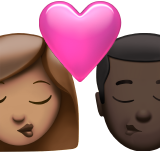 Kiss: Woman, Man, Medium Skin Tone, Dark Skin Tone, the design in this release