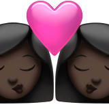 Kiss: Woman, Woman, Dark Skin Tone, the design in this release