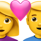 Couple with Heart: Woman, Man, the design in this release