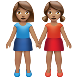 Women Holding Hands: Medium Skin Tone, the design in this release