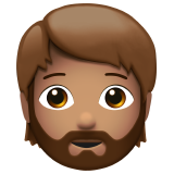 Person: Medium Skin Tone, Beard, the design in this release
