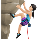 Woman Climbing: Light Skin Tone, the previous design