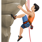 Man Climbing: Light Skin Tone, the previous design