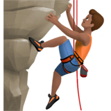 Man Climbing: Medium Skin Tone, the previous design