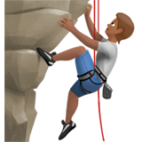 Person Climbing: Medium Skin Tone, the previous design