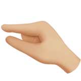 Pinching Hand: Medium-Light Skin Tone, the previous design