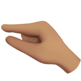 Pinching Hand: Medium Skin Tone, the previous design