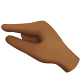 Pinching Hand: Medium-Dark Skin Tone, the previous design