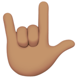 Love-You Gesture: Medium Skin Tone, the previous design