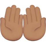 Palms up Together: Medium Skin Tone, the previous design
