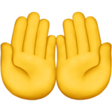 Palms up Together, the previous design