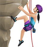 Woman Climbing: Light Skin Tone, the design in this release