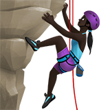 Woman Climbing: Dark Skin Tone, the design in this release