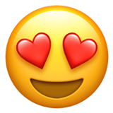 Smiling Face with Heart-Eyes, the design in this release