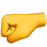 Left-Facing Fist as drawn by Apple in iOS 15.4
