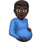 Pregnant Man: Dark Skin Tone, the design in this release