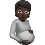 Pregnant Person: Dark Skin Tone, the design in this release