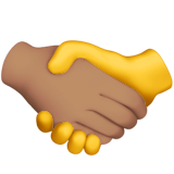 Handshake: Medium Skin Tone, No Skin Tone, the design in this release