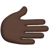 Rightwards Hand: Dark Skin Tone, the design in this release