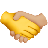 Handshake: No Skin Tone, Medium-Light Skin Tone, the design in this release