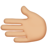 Leftwards Hand: Medium-Light Skin Tone, the design in this release