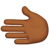 Leftwards Hand: Medium-Dark Skin Tone, the design in this release
