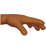 Palm Down Hand: Medium-Dark Skin Tone, the design in this release