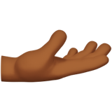 Palm up Hand: Medium-Dark Skin Tone, the design in this release