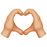 Heart Hands: Medium-Light Skin Tone, the design in this release