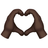 Heart Hands: Dark Skin Tone, the design in this release