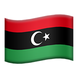 Flag: Libya as drawn by Apple in iOS 16.4