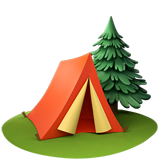Camping as drawn by Apple in iOS 16.4