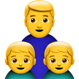 Family: Man, Boy, Boy, the previous design