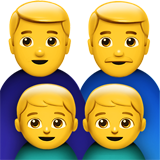 Family: Man, Man, Boy, Boy, the previous design
