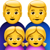 Family: Man, Man, Girl, Girl, the previous design