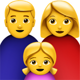 Family: Man, Woman, Girl, the previous design