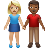 Woman and Man Holding Hands: Medium-Light Skin Tone, Medium-Dark Skin Tone, the design in this release