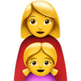 Family: Woman, Girl, the previous design