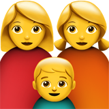 Family: Woman, Woman, Boy, the previous design