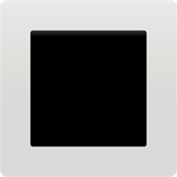 Weiße Quadratische Schaltfläche as drawn by Apple in iOS 16.4