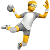 Person Playing Handball, the previous design
