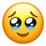 Face Holding Back Tears as drawn by Apple in iOS 16.4