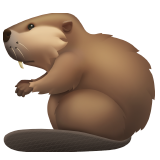 Beaver as drawn by Apple in iOS 16.4