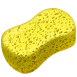 Sponge as drawn by Apple in iOS 16.4