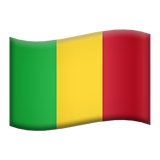 Flag: Mali as drawn by Apple in iOS 17.4