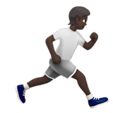 Person Running Facing Right: Dark Skin Tone, the design in this release