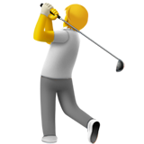 Person Golfing, the design in this release