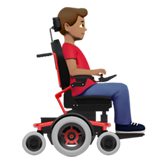Man in Motorized Wheelchair Facing Right: Medium Skin Tone, the design in this release